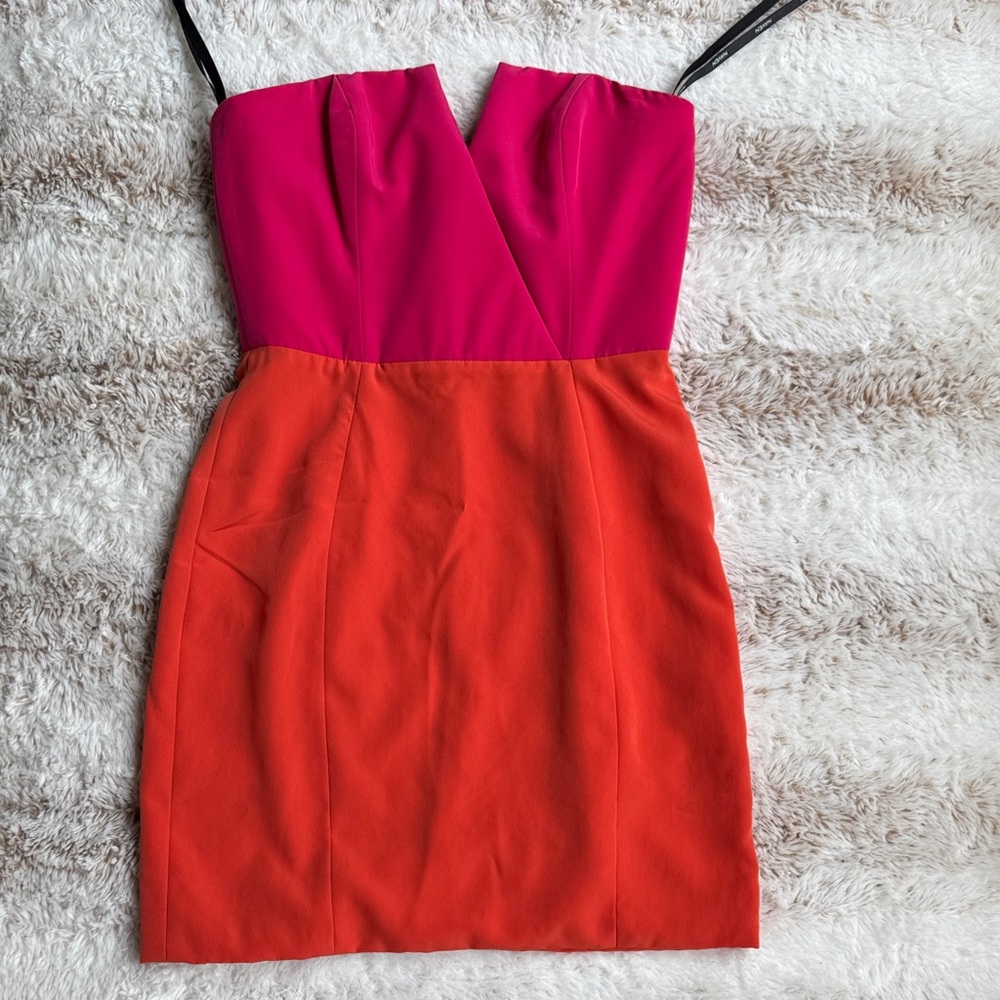 Naven Colorblock Strapless Dress Size Small. NWT!